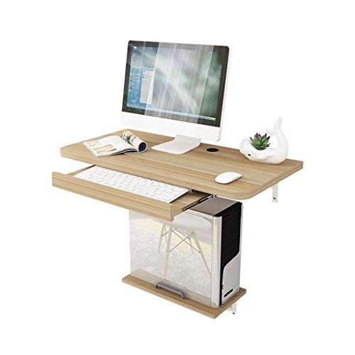 Lhllhl Wood Color Folding Wall-Mounted Table Solid Wood Wall Table Dining Table Foldable Computer Desk Learning Table Wall-Mounted Folding Table Study Desk #TOP30