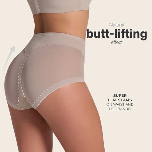 Image of Leonisa Invisible Shapewear Panties, High Waisted Tummy Control Women's Underwear
