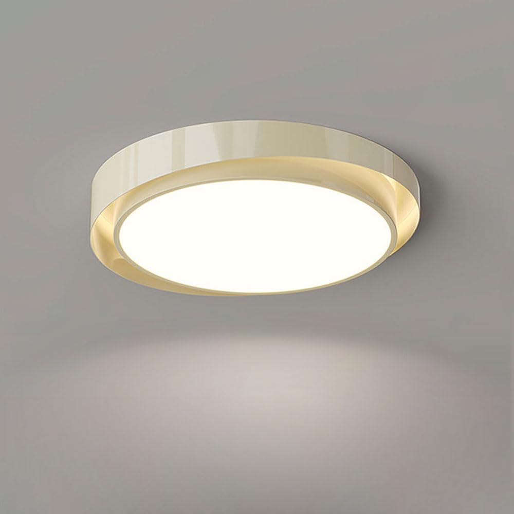 HXYSXHJUO Dimmable LED Flush Mount Ceiling Light 19.7" Chandelier Lighting Fixture with Remote Control, Nordic Close to Lamps for Kitchen, Bedroom, Restaurant