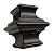 Modern Adjustable Knuckles for 1/2" Iron Balusters (25-Pack) with Set Screw Stair Railing Parts for Square Metal Scroll Basket Twist Knuckle Spindles (Real Satin Black NOT Matte)