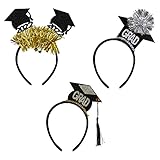 Material de calidad: nuestras gorras de graduación están hechas de plástico y tela de gran calidad, costuras pegadas respetuosas con el medio ambiente para una tela más ajustada.