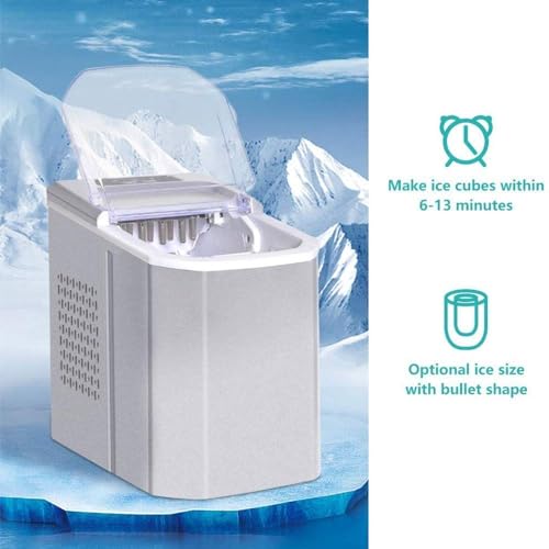 Máquina eléctrica para hielo con cesta y pala miniatura 5