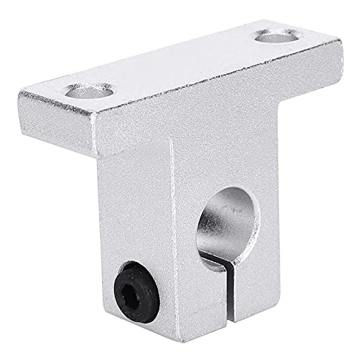 Lysee 3D Printer Parts & Accessories - 10 Pieces of SK10 Linear Bearing Guide Shaft Support CNC Router 3D Printer Part - (Color: Silver)