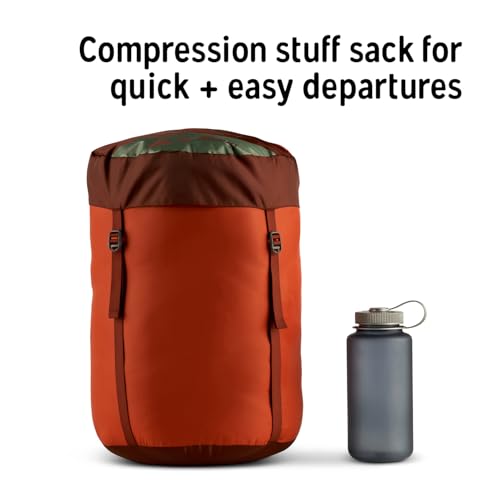 Kelty Cosmic Synthetic Fill 0 Degree Backpacking Sleeping Bag – Compression Straps, Stuff Sack Included (Long, 2025) - Image 11