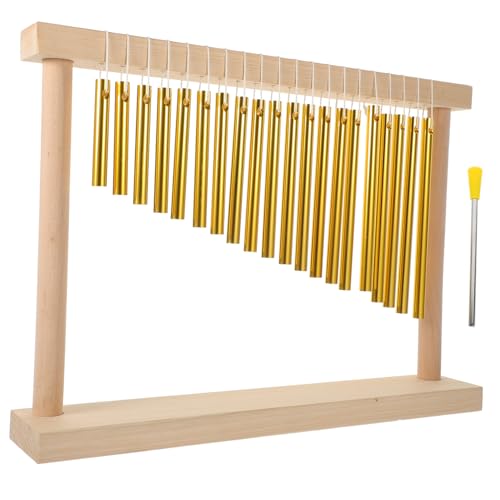 Vaguelly 頑丈な真鍮製音ウィンドチャイム 耐久性のあると素材 使用伴奏 音楽教材に適した風鈴 室内外用