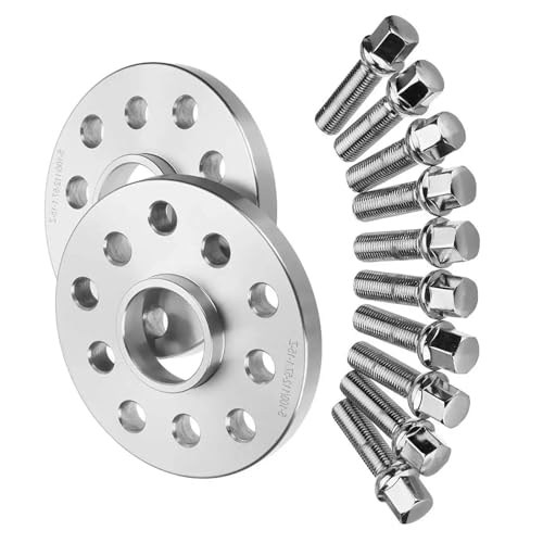 Entretoises élargissement de voie 15mm CB 57.1 PCD 5x112 pour roues Audi A6 1995-2009