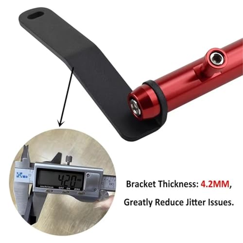 Support GPS pour Moto Premium avec Support Dashcam SYM MAXSYM 400 2021 2022 Rouge - 3