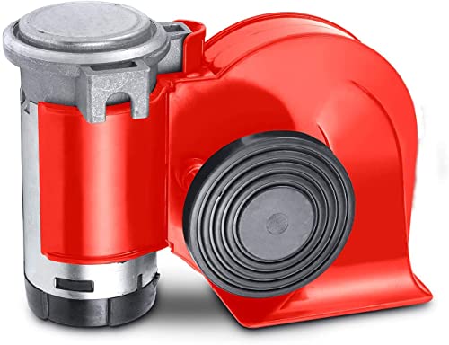 Lovmoto Air Horn for Truck,Compact Electric Train Horn,Car Horn 12V 150dB Super Loud Train Horn Kit with Air Compressor for Trucks, Cars, SUVs, Motorcycles, Boats, and More Air Horn Complete Kits