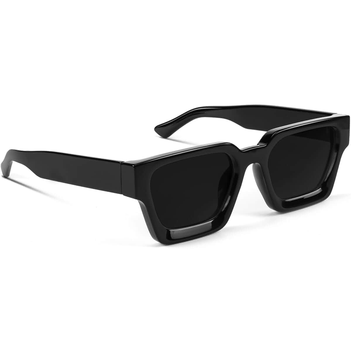 GFUIARA Trendy Square Sunglasses for Men Women Fashion Thick Rectangle Sun Glasses UV Protection Shades Designer Style Adult