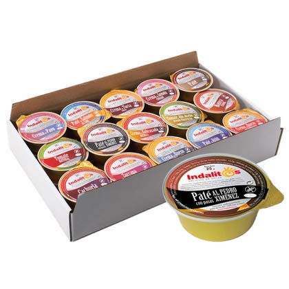 INDALITOS - Pâté Pedro Ximénez aux raisins secs - Plateau de 45 sachets monodoses de 25 g