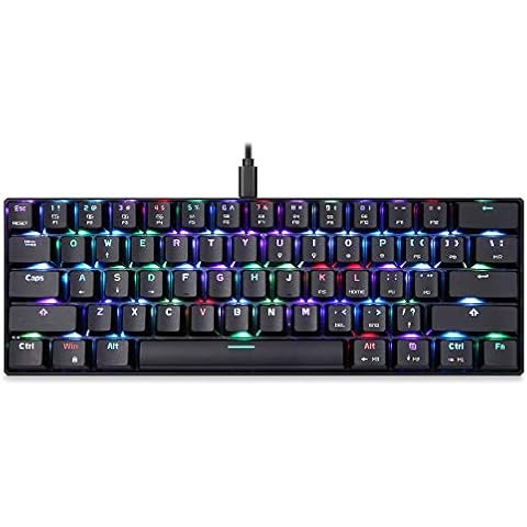 MOTOSPEED CK61 60% Mechanische Tastatur Tragbare RGB-LED-Hintergrundbeleuchtete Cover