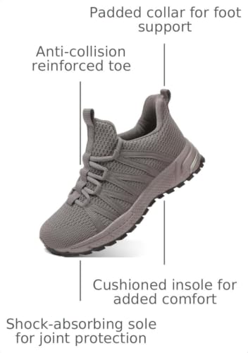 Image of KUBUA Kids Sneakers Lightweight Boys Girls Tennis Shoes | Breathable, Comfortable, Non Slip, Easy to Put On, Running, Walking, Gym, School, Daily Play, Toddler