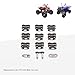 GOOFIT 10Pcs Master Link for Chinese Made 110cc 125cc 150cc 200cc 250cc ATV Quad 4 Wheeler (428H)