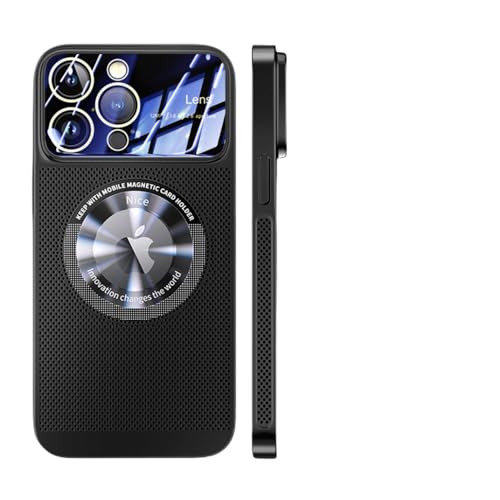 Coque magnétique en maille élégante et fine avec verre de protection iPhone 11