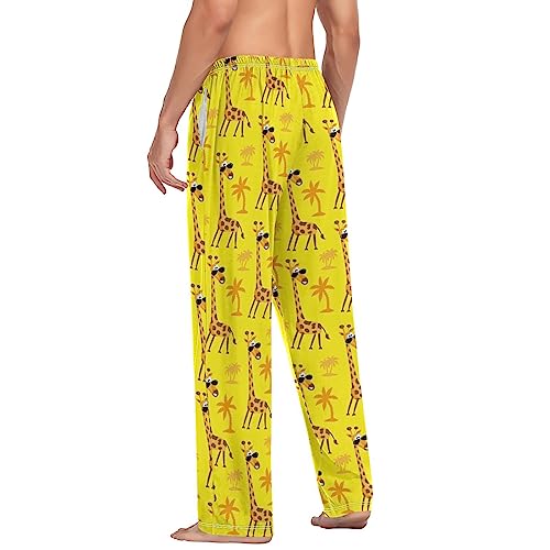 Image of Fisyme Mens Pajama Pants Men's Pajama Bottoms Soft Sleep Lounge Pj Pants
