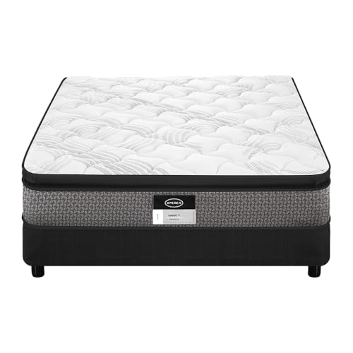 Opiniones de Colchon individual america , listamos los 10 mejores. 43 Juego Colchón Individual America Vanity + Base Color Negro