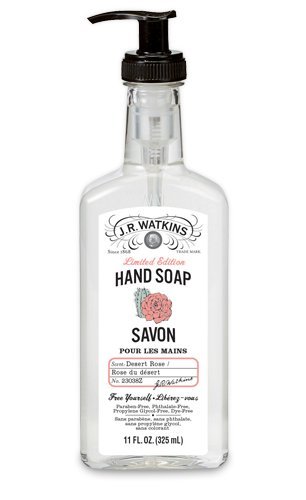 J.R. Watkins Liquid Hand Soap, Desert Rose, 11 Ounces