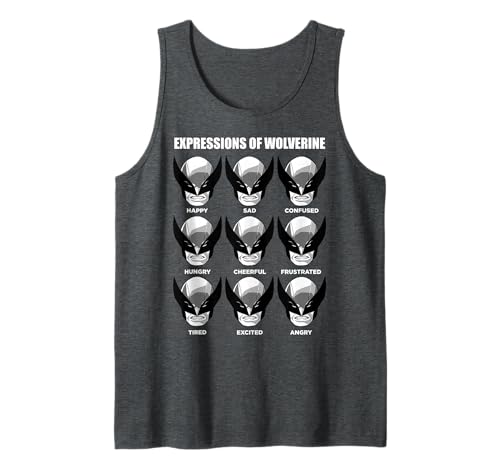 Débardeur Wolverine X-Men Marvel imprimé style grid pour homme