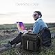 OURHZTB Tragetasche kompatibel mit BLUETTI Solargenerator EB3A, 268Wh tragbare Powerstation, Outdoor-Reise-Aufbewahrungstasche mit Schultergurt, zweilagige Taschen für Ladekabel und Zubehör