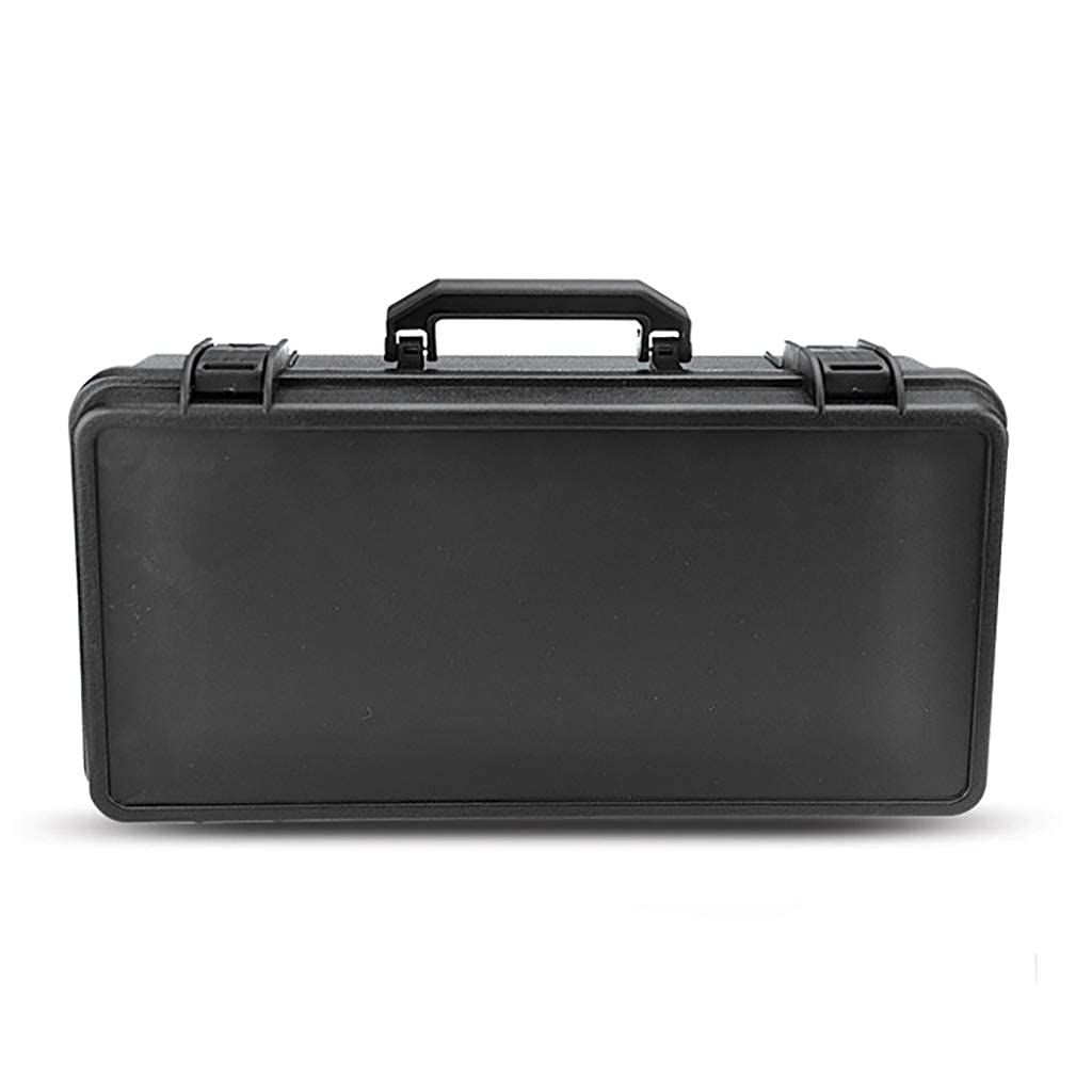 Hartschalen-Werkzeugkoffer, wetterfester/stoßfester Werkzeugkasten aus Kunststoff, tragbarer kleiner Gerätekoffer für Instrumente, Zubehör, Transportbox ()