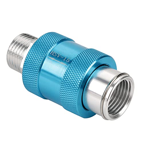 Zerodis Handschiebeventil, Pneumatisches Luftstromregelventil aus Aluminium, G1/2-Gewinde, für Luftkontrollsysteme