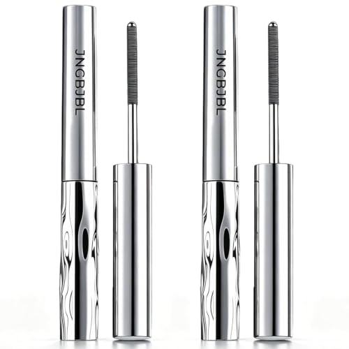 Mascara for Older Women 60 Plus, Metal Wand Mascara (Black) 2pcs.