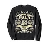 Photo Gallery awesome since july 1961 year of birth birthday 1961 vintage felpa Photo Gallery awesome since july 1961 year of birth birthday 1961 vintage felpa
