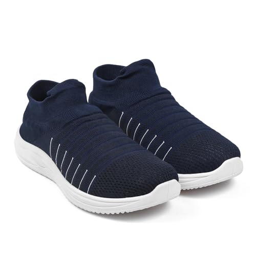 Image of XENIX Light Weight Breathable Knitted Men Socks /Slip-on Sports Shoes for Jogging & Cycling, Training |Premium Socks Sports Shoes|Eva Socks Knitted Running Shoes