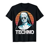 Glitch Techno Nun Vaporwave Rave Apparel
