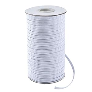 Coopay Elastisches Band, 0,3 cm Breite, 180 Meter