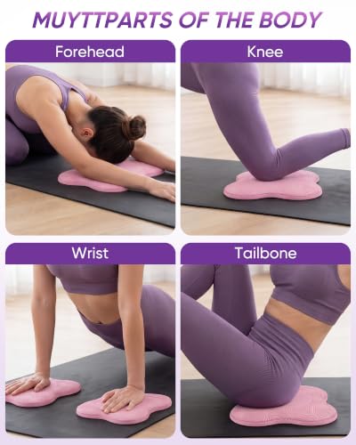 Image of 2-4 Pack Yoga Knee Pads, TPE Cushion for Pilates Exercise