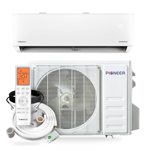 Pioneer Quantum Ultra 24,000 BTU 23 SEER2 230V High-Wall Ductless Energy-Star Mini-Split Air Conditioner Inverter Heat Pump Full Set