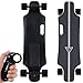 ErShangMao Skateboard Elettrico Longboard per Tutti I Terreni con Telecomando,25 Km (15,6 mph) con Batteria da 4400 mAh,Autonomia di 8 Km (9,4 Miglia),Frenata Fluida E Controllo A 4 velocità TypeA