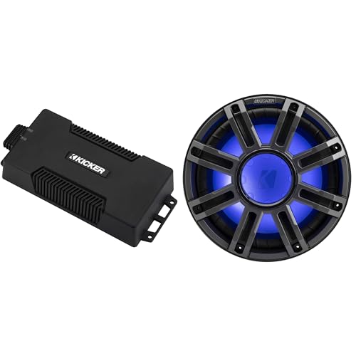 Kicker 48PXA6001 Weatherproof Powersport Mono Amp & 12