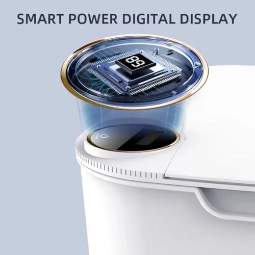 Papelera con sensor inteligente automática y recargable para baño e inodoro 7