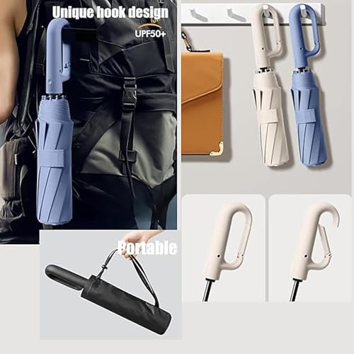 Parapluie automatique pliant compact et résistant pour voiture