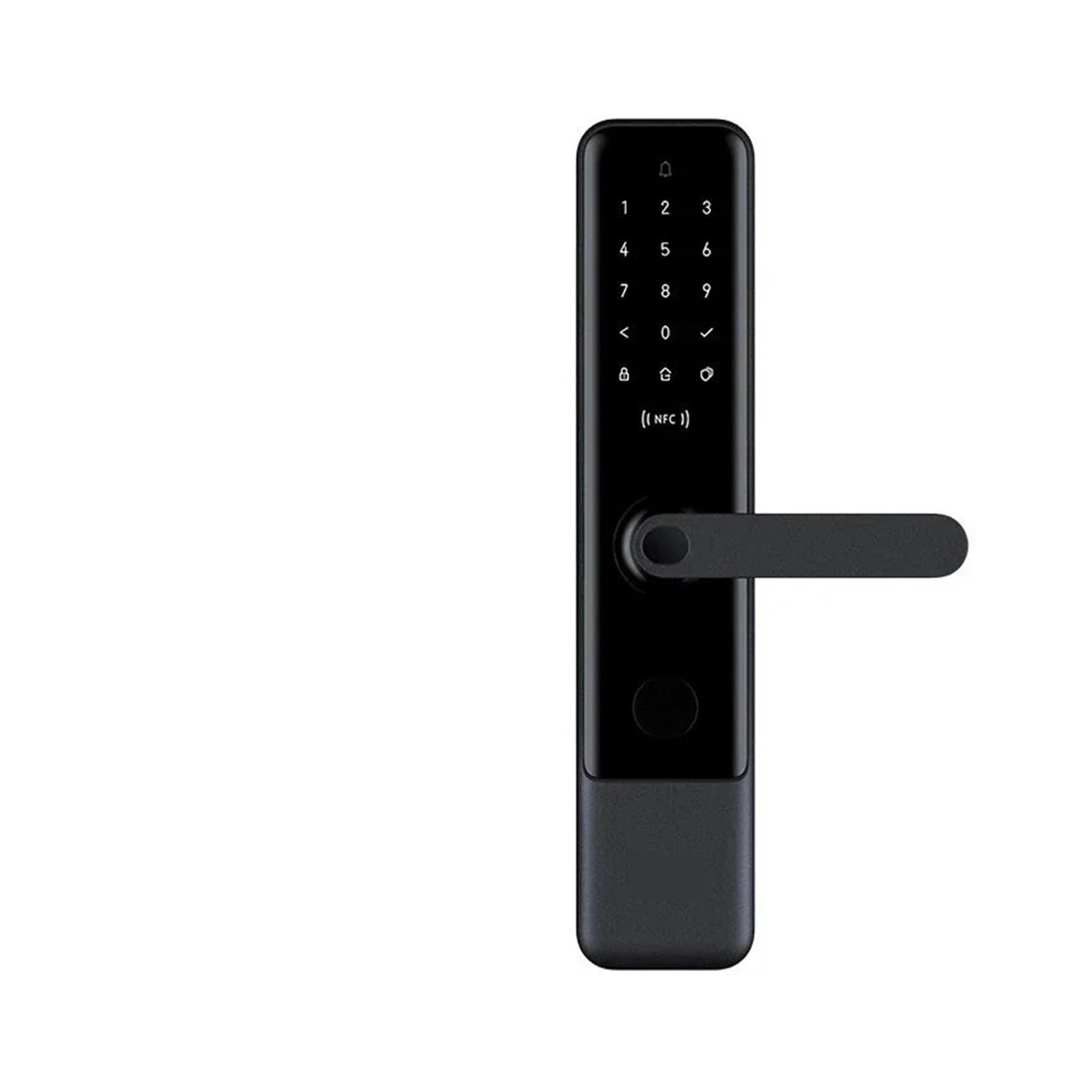 Serrure intelligente, Serrure De Porte Intelligente N200 : Déverrouillage Par Empreinte Digitale, Bluetooth, Mot Passe Et NFC, Compatible Avec La Sonnette. Fonctionne Parfaitement(N200 40-80mm NFC)