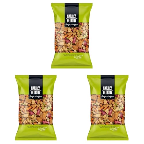 Natures Delight Coloured Rice Crackers 200 g (Pack of 3)