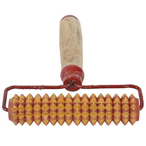 Image of Aupressure Energy Handle Wooden Roller Set of 1