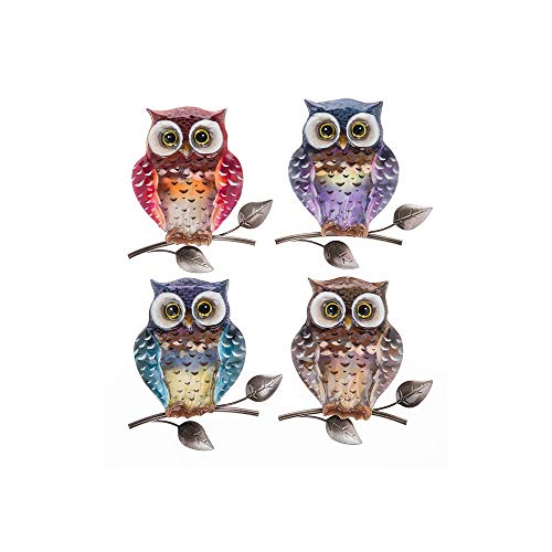 Shudehill - Adorno de pared para jardín, diseño de búho