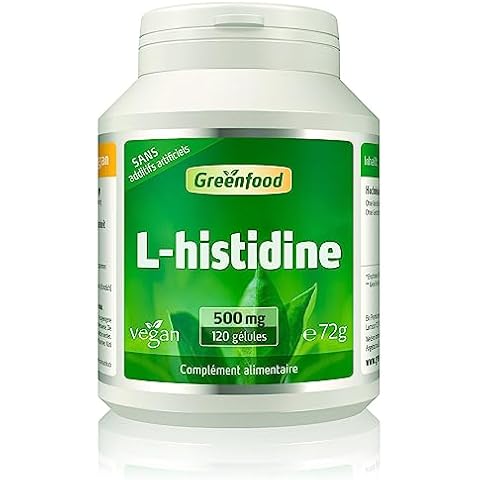 Greenfood L-histidine 500 mg Cover