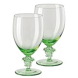  Versace by Rosenthal - Wassergläser - Medusa Lumiere - Mint Grün - 474 ml - 2er Set - Glas