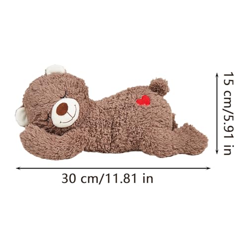 Heartbeat Stofftier, beruhigendes Spielzeug für Hunde, 30 x 15 cm, Herzschlag, Plüschtier, PP-Baumwolle, Verhaltenstraining, lindert Einsamkeit von Haustieren, beruhigendes, Plüsch, Stofftier