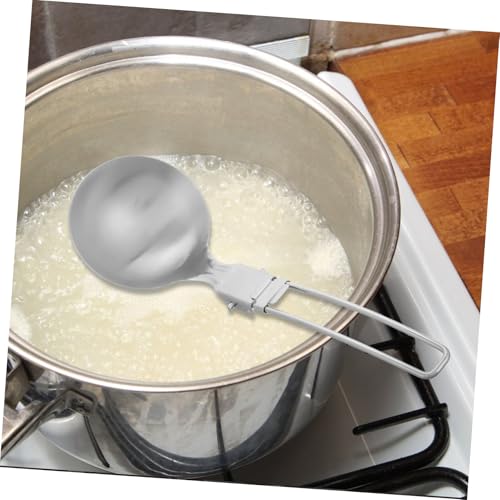 Mipcase Stainless Steel Utensil Set Folding Spoons for Camping Picnic Outdoor Backpack Cutlery - Image 4