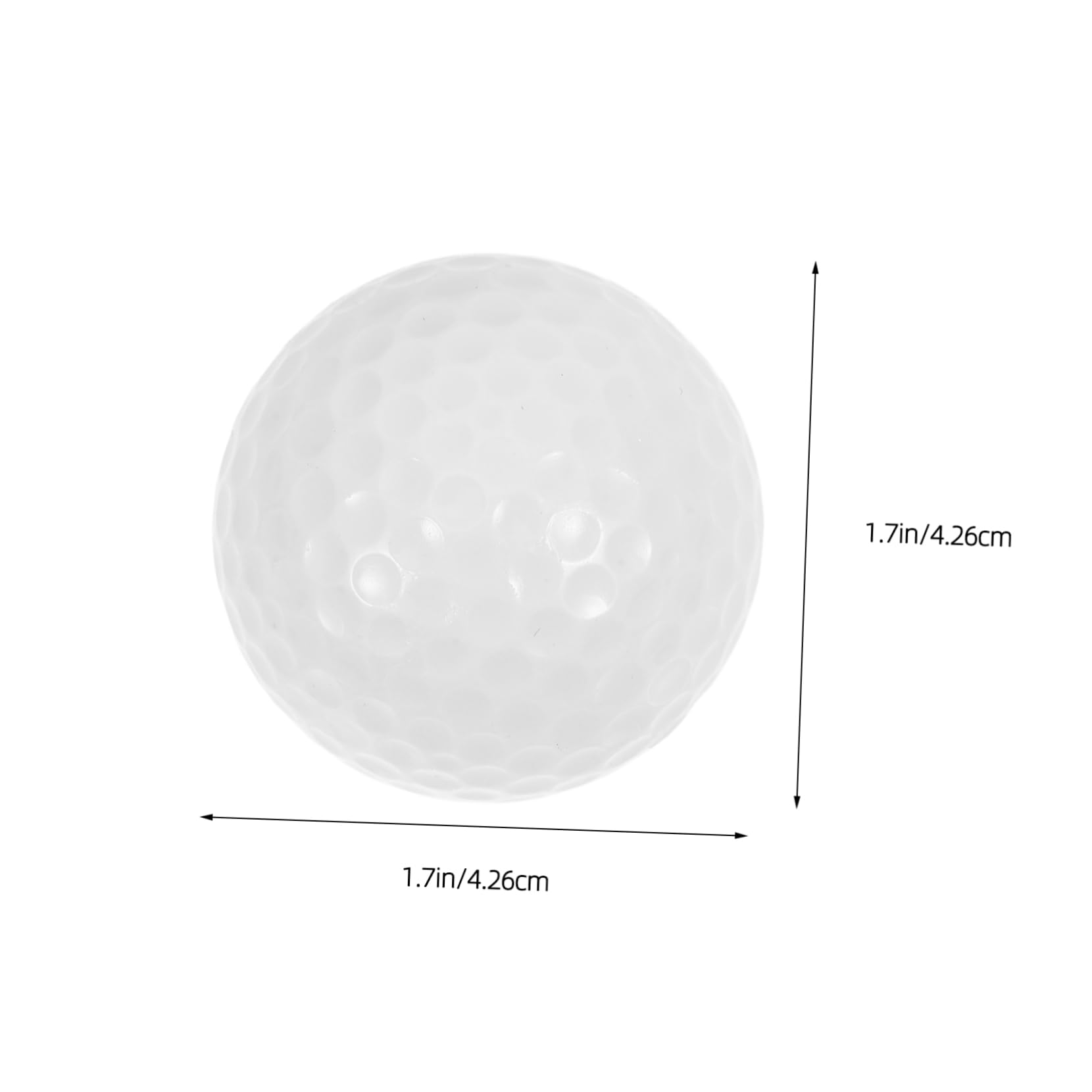 10piezas Balones De Golf Logo Unidades para Entrenamiento Visibilidad Alta
