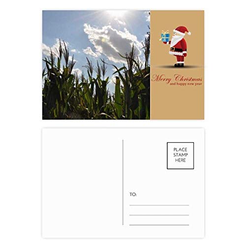 Cartes postales Père Noël Blanc Blue Sky Clouds lot correspondance noel illustration hiver