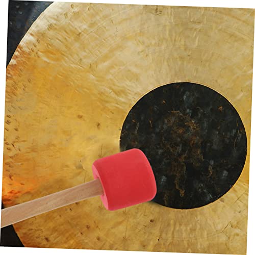 4 piezas de mazos de percusión para bombo con cabeza de espuma, accesorios para bandas escolares y de marcha miniatura 3