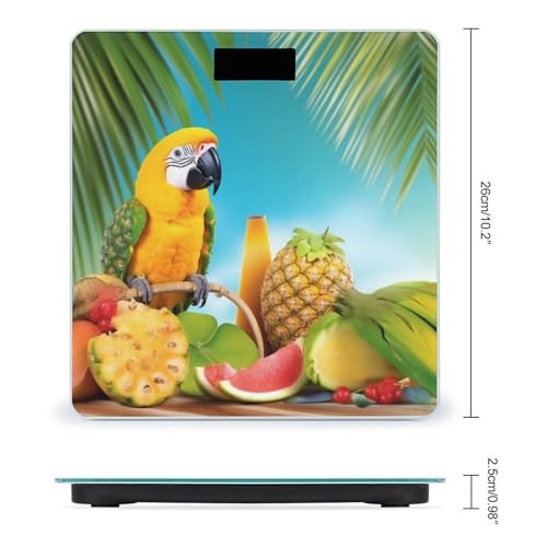 Báscula digital de baño con pantalla LED y capacidad 400 lb miniatura 2