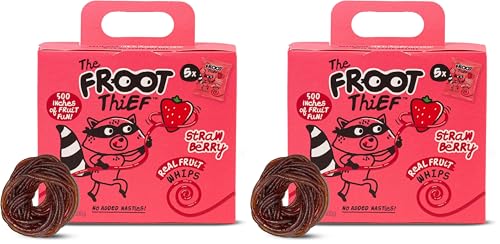 The FROOT Thief Real Fruit Snack Whips, Strawberry, Nut Free, Perfect for School Lunches and Snacks, Individual Bags Kids Snacks, 10 Pack image 3