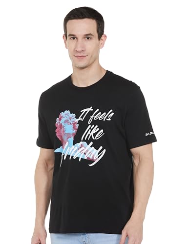 Levi's Men Cotton Classic Fit T-Shirt (A7973-0136_Black, XL